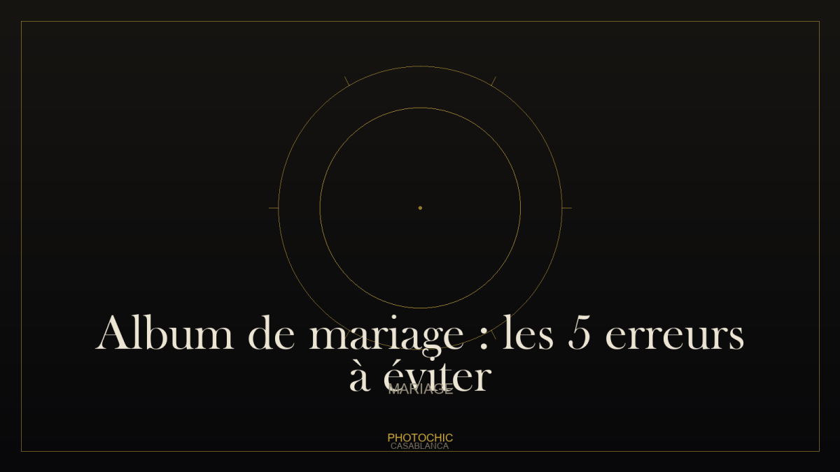 Album de mariage : les 5 erreurs à éviter
